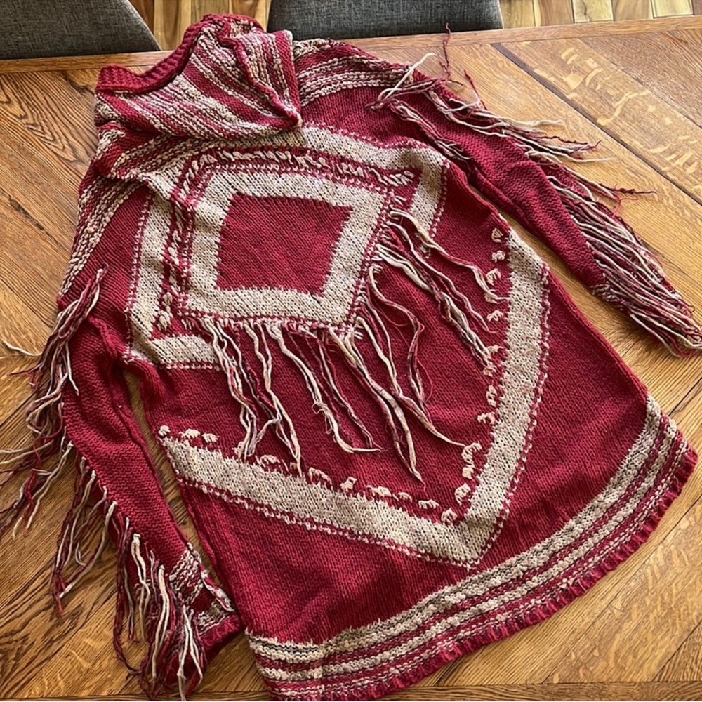 Free People Fringe Zip-up Cardigan - Picture 3 of 4